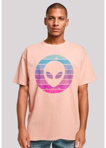 F4NT4STIC Herren T-Shirt "Alien Kopf", gelb, casual, Gr. L, Obermaterial: 100% Baumwolle, Shirts, Premium Qualität
