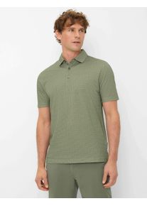 Brax Herren Poloshirt "Style PICO", grün, Gr. S, 65% Baumwolle, 35% Polyester, Shirts