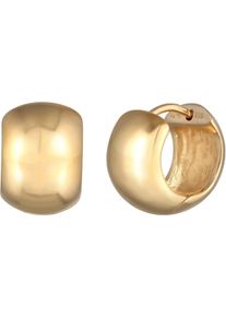 Elli Damen Paar Creolen "Schmuck Geschenk Silber 925 Ohrringe, 0310720615", Silber 925 (Sterlingsilber), gold, Silber 925 (Sterlingsilber), Ohrringe