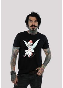 F4NT4STIC Herren T-Shirt "Disney Tinkerbell Christmas Fee", schwarz, casual, Gr. XXL, Obermaterial: 100% Baumwolle, Shirts, Print