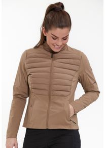 Endurance Damen Laufjacke "Beistyla", braun, sportlich, Gr. 46, unifarben, kariert, 100% Nylon, Jacken, mit wasserdichter Funktion