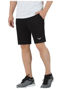 TRIGEMA Herren Trainingshose "TRIGEMA Sporthose/Bermuda", schwarz, sportlich, Gr. M, 100% Polyester, Hosen
