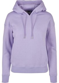 Urban Classics Damen Kapuzenpullover "Urban Classics Damen Ladies Organic Hoody", lila, casual, Gr. S, unifarben, 100% Baumwolle, Pullover
