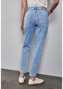 Street One Damen Loose-fit-Jeans, blau, casual, Gr. 25, unifarben, Jeans, 82% Baumwolle, 15% Polyester, 3% Elasthan, Jeans, 5-Pocket-Style