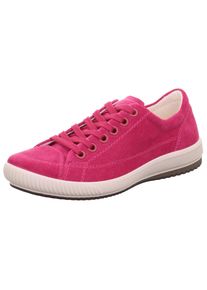 Legero Damen Sneaker "TANARO 5.0", Gr. 36, pink, Veloursleder, sportlich, Schuhe, mit Wechselfußbett, Freizeitschuh, Halbschuh, Schnürschuh