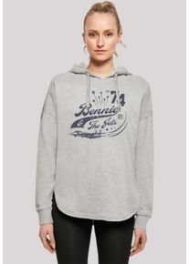F4NT4STIC Damen Sweatshirt "Elton John Bennie And The Jets", grau, casual, Gr. L, Obermaterial: 100% Baumwolle, Sweatshirts, Musik, Band, Logo