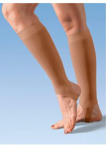 Damen Strümpfe, braun, 75% Polyamid, 25% Elasthan, Socken