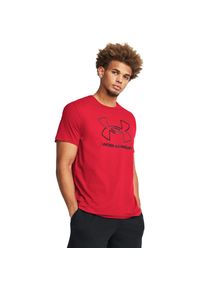 Under Armour Herren T-Shirt "UA GL FOUNDATION UPDATE SS", rot, sportlich, Gr. S, unifarben, Single Jersey, Obermaterial: 60% Baumwolle, 40%