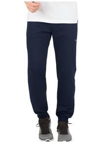 TRIGEMA Herren Sweathose "TRIGEMA Jogginghose aus Biobaumwolle", blau, Basic, Gr. XL, 75% Baumwolle (Biobaumwolle kbA), 25% Baumwolle (recycelt),