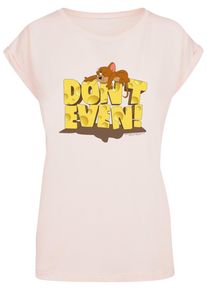 ABSOLUTE CULT Herren T-Shirt "ABSOLUTE CULT Damen Ladies Tom and Jerry - Don't Even T-Shirt", pink, casual, Gr. M, bedruckt, 100% Baumwolle, Shirts