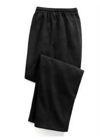 Herren Trainingshose, schwarz, Gr. 4, Fruit of the Loom, unifarben, 80% Baumwolle, 20% Polyester, Hosen