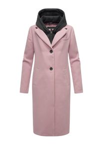Navahoo Damen Langmantel "Kekstraum 14", rosa, sportlich, Gr. L, Obermaterial 1: 95% Polyester, 3% Viskose, 2% Elasthan; Obermaterial 2: 100%