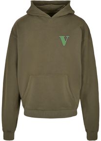 Merchcode Herren Kapuzensweatshirt "Merchcode Herren Grand Collage Ultra Heavy Hoody", grün, Gr. XS, bedruckt, 100% Baumwolle, Sweatshirts