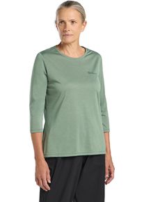 Jack Wolfskin Damen Funktionsshirt "CROSSTRAIL 3/4 T W", grün, Gr. XS, Oberstoff: 100% POLYESTER, Shirts