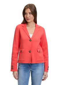 Betty Barclay Damen Strickjacke "Betty Barclay Strickblazer mit aufgesetzten Taschen", rot, casual, Gr. 48, Strick, Obermaterial: 82% Baumwolle, 18%