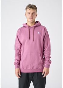 Cleptomanicx Herren Kapuzensweatshirt "Hooded Embro Gull 2", pink, casual, Gr. XL, bestickt, 100% Baumwolle, Sweatshirts, im klassischen Design