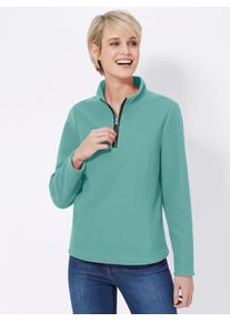 Classic Basics Damen Fleeceshirt "Fleece-Shirt", blau, Gr. 38, unifarben, 100% Polyester, Shirts