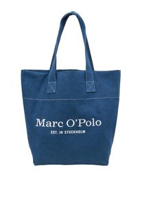 Marc O'Polo MARC O'POLO Damen Shopper "aus Bio-Baumwolle", blau, Baumwolle, unifarben, Taschen