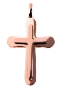 Adelia´s ADELIA ́S Damen Ketten-Anhänger "Neuheit 2025 - eleganter Kreuz Anhänger aus Edelstahl", Edelstahl, gold, Edelstahl, Schmuckanhänger