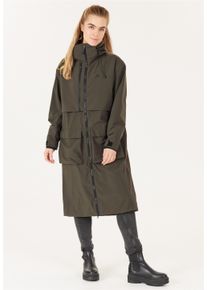 WHISTLER Damen Kurzmantel "Bombai", grau, casual, Gr. 38, unifarben, 100% Polyester, Mäntel, in wasserfester Qualität