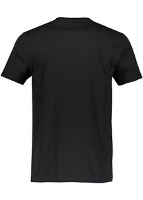 Lerros Herren V-Shirt, schwarz, Gr. L, unifarben, Single Jersey, Obermaterial: 100% Baumwolle, Shirts, in klassischer Optik