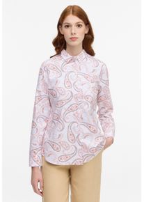 Eterna Damen Hemdbluse "REGULAR FIT", pink, klassisch, Gr. 34, 70% cotton, 30% Lyocell, Blusen, EASY IRON (bügelleicht)