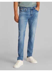 Herren Skinny-fit-Jeans "SKINNY", blau, casual, Gr. 30, Calvin Klein Jeans, unifarben, Denim/Jeans, Obermaterial: 94% Baumwolle, 4% Elastomultiester,