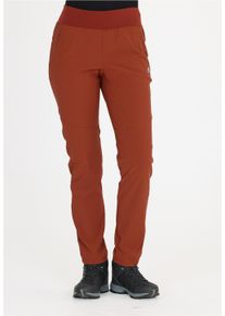 WHISTLER Damen Softshellhose "Vera", braun, sportlich, Gr. 42, unifarben, 92% Polyamid, 8% Elasthan, Hosen, aus strapazierfähigem Material