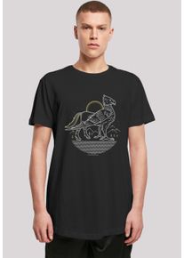 F4NT4STIC Herren T-Shirt "Harry Potter Buckbeak Line Art", schwarz, casual, Gr. XXL, Obermaterial: 100% Baumwolle, Shirts, Print