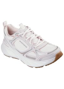 Skechers Damen Sneaker "EDGERIDE-SILVER ECLIPSE", Gr. 36, rosa, Lederimitat, Mesh, sportlich, Schuhe, Retro Sneaker, Schnürschuh mit Metallic-Besätzen