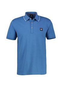 Lerros Herren Poloshirt "Lerros Poloshirt in Übergrößen, bequem und sportiv", blau, Gr. XXXL, 97% Baumwolle, 3% Elasthan, Shirts