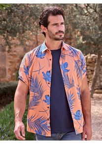 Lerros Herren Kurzarmhemd "Lerros Kurzärmeliges Herrenhemd, Hawaiian-Style"pale papaya, Gr. XL, 100% Baumwolle, Hemden