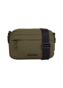 Tommy Hilfiger Damen Umhängetasche "TH COLOUR EW REPORTER", grün, Nylon, Taschen, Men Messengerbag, Schultertasche mit Vordertaschenfach