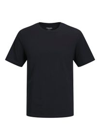 Jack & Jones JACK & JONES Herren Rundhalsshirt "JJEPERFECT TEE O-NECK SS SN", blau, modisch, Gr. XXL, unifarben, Jersey, Obermaterial: 95% Baumwolle, 5% Elasthan,