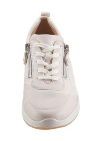 Waldläufer WALDLÄUFER Damen Schnürschuh, Gr. 5, beige, Glattleder, sportlich, Schuhe