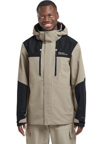 Jack Wolfskin Herren Funktionsjacke "JASPER 2L JKT M", grau, sportlich, Gr. M, Obermaterial: 100% Polyester, Jacken, wasserdicht, winddicht,