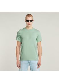 G-Star Raw G-STAR Herren T-Shirt "Slim Base"birds egg grün, Gr. XXL, unifarben, Obermaterial: 95% Baumwolle, 5% Elasthan, Shirts