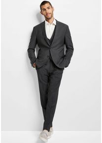 Cinque Herren Anzug "CICASTELLO", grau, modisch, Gr. 48, unifarben, Web, Obermaterial: 53% Polyester, 43% Schurwolle, 4% Elasthan, Anzüge, mit