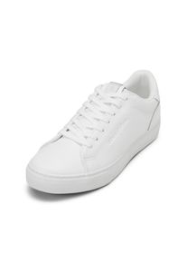 Marc O'Polo MARC O'POLO Herren Sneaker "aus edlem Rindleder", Gr. 45, weiß, Obermaterial: 100% Leder (Rind), unifarben, Schuhe