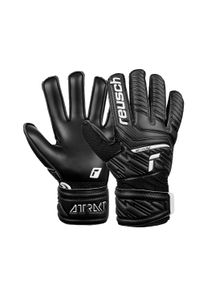 Reusch Kinder Torwarthandschuhe "Attrakt Solid Junior", schwarz, sportlich, Gr. 4, 29% Polyester, 5% Polyurethan, 1% Baumwolle, Handschuhe, für alle