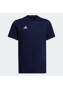 Kinder Trainingsshirt "ENT22 TEE Y", blau, sportlich, Gr. 140, adidas Performance, Obermaterial: 100% Baumwolle, Shirts