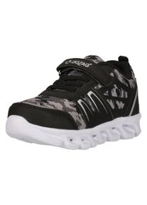 ZIGZAG Kinder Sneaker "Velund", Gr. 24, grau, Polyurethane, Kunstfaser, casual, Schuhe, mit beleuchteter Sohle