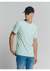 NO EXCESS Herren T-Shirt "NO EXCESS Basic Rundhals T-Shirt T-Shirt Crewneck Solid Basic", blau, Gr. L, 100% baumwolle, Shirts