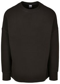 Urban Classics Herren Rundhalspullover "Urban Classics Herren Cut On Sleeve Naps Interlock Crew", schwarz, casual, Gr. XXXL, unifarben, 94%