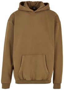 Urban Classics Herren Kapuzensweatshirt "Urban Classics Herren Acid Washed Hoody", grün, Gr. L, unifarben, 70% Baumwolle, 30% Polyester, Sweatshirts