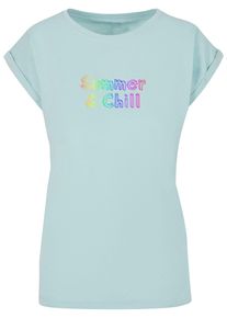 Merchcode Herren T-Shirt "Merchcode Damen", blau, casual, Gr. XL, bedruckt, 100% Baumwolle, Shirts