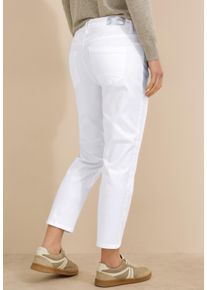 Cecil Damen Comfort-fit-Jeans, weiß, casual, Gr. 36, unifarben, Jeans, 97% Baumwolle, 3% Elasthan , Jeans, Middle Waist