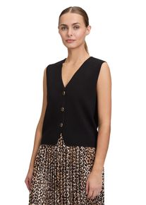 Betty Barclay Damen Strickjacke "Betty Barclay Strickweste mit Knöpfen", schwarz, modisch, Gr. 38, Strick, Obermaterial: 72% Viskose, 28% Polyamid.,