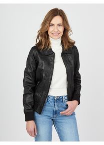 JCC Damen Blouson "2999101-2", schwarz, Gr. S, Obermaterial 100% Leder; Futter; 100% Polyester, Jacken