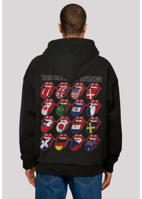 F4NT4STIC Herren Kapuzenpullover "The Rolling Stones Voodoo Lounge Tongues", schwarz, casual, Gr. XL, Obermaterial: 100% Baumwolle, Pullover, Musik,